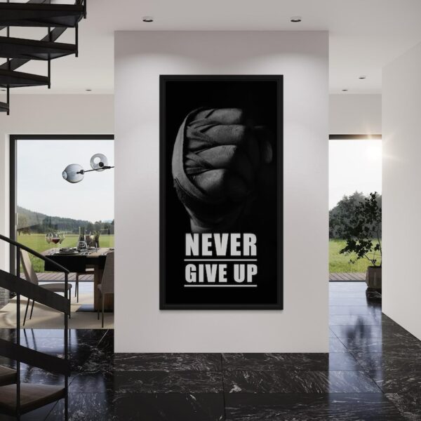 NEVER GIVE UP